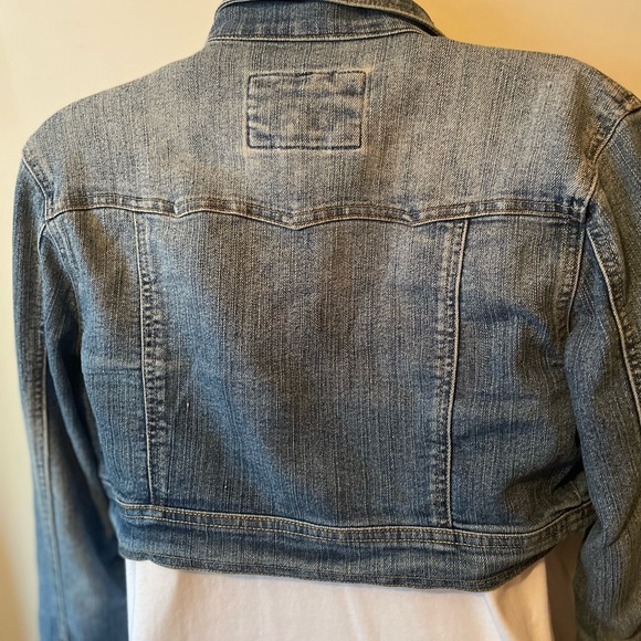 Star Jeans Crop Jean Jacket - Picture 3 of 3